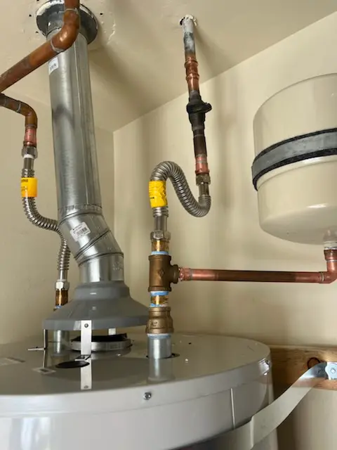 Water heater installation and plumbing repair in Wesley Junction